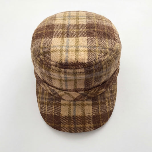 Honey Plaid Cadet Hat