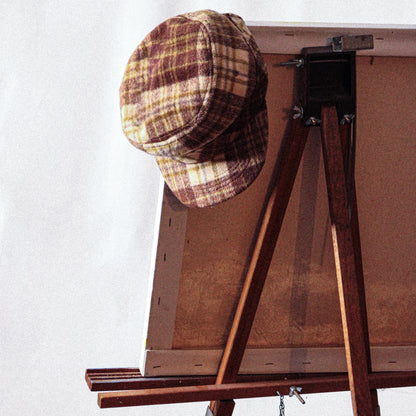 Honey Plaid Cadet Hat