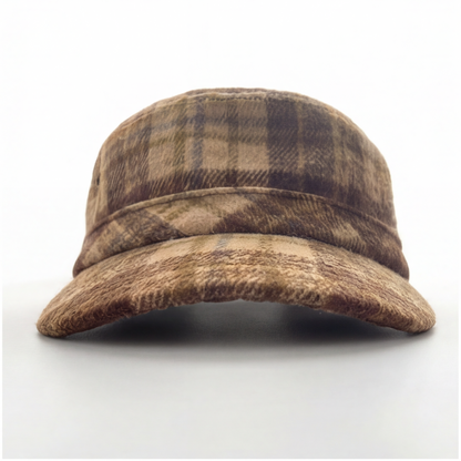 Honey Plaid Cadet Hat