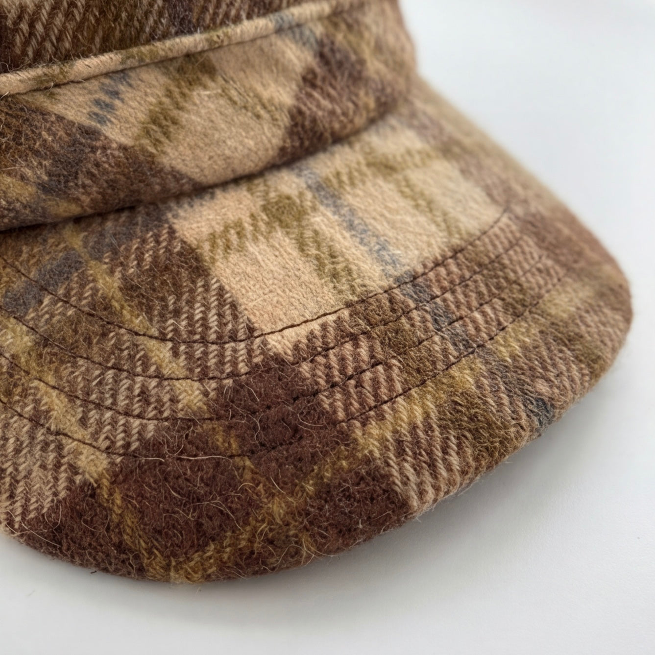 Honey Plaid Cadet Hat