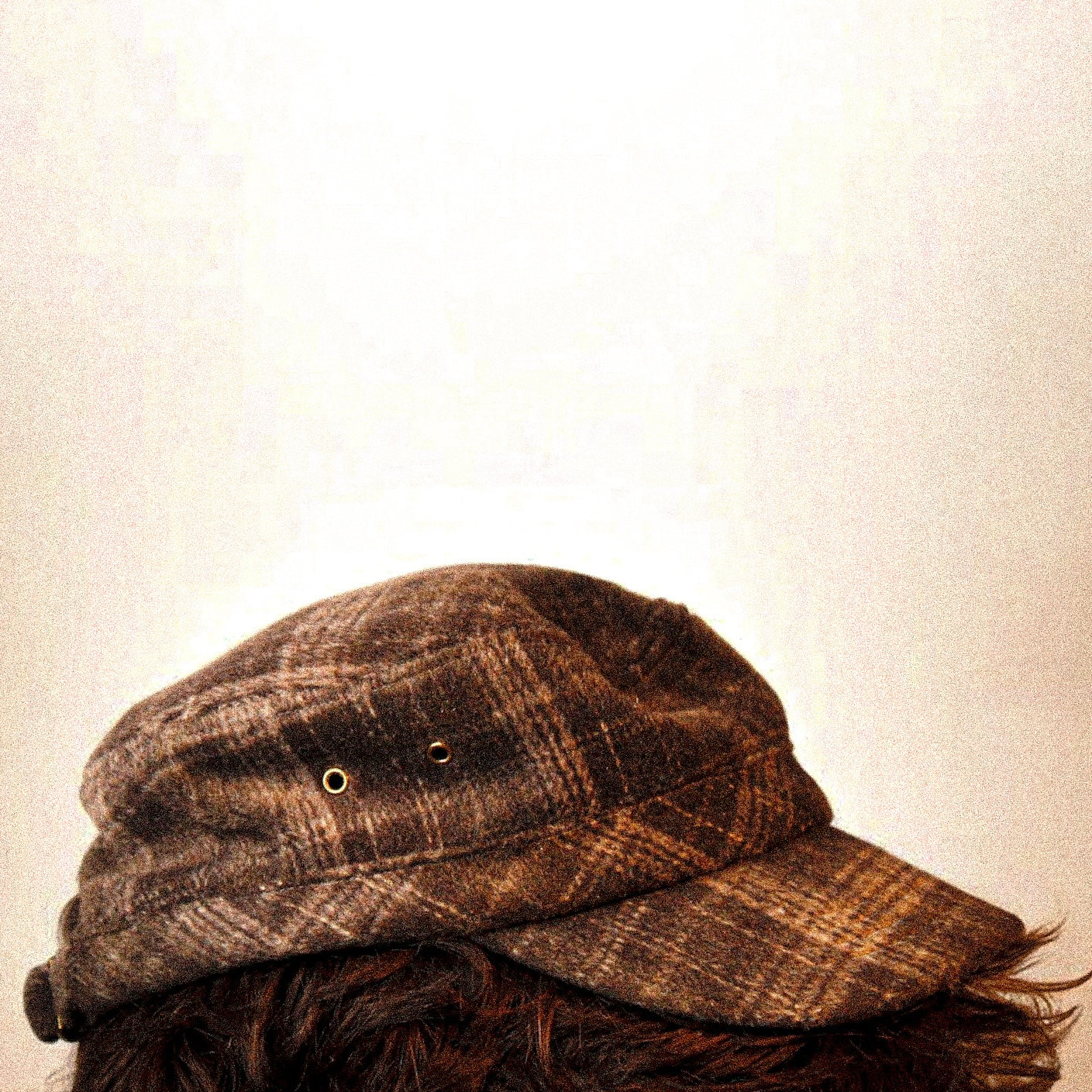 Umber Plaid Cadet Hat