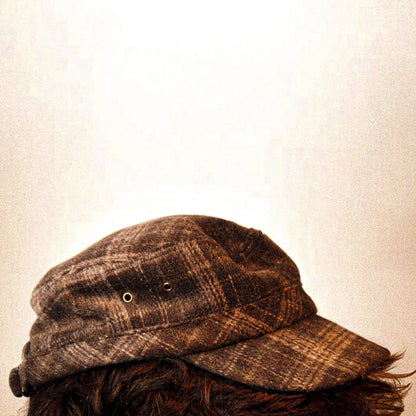 Umber Plaid Cadet Hat